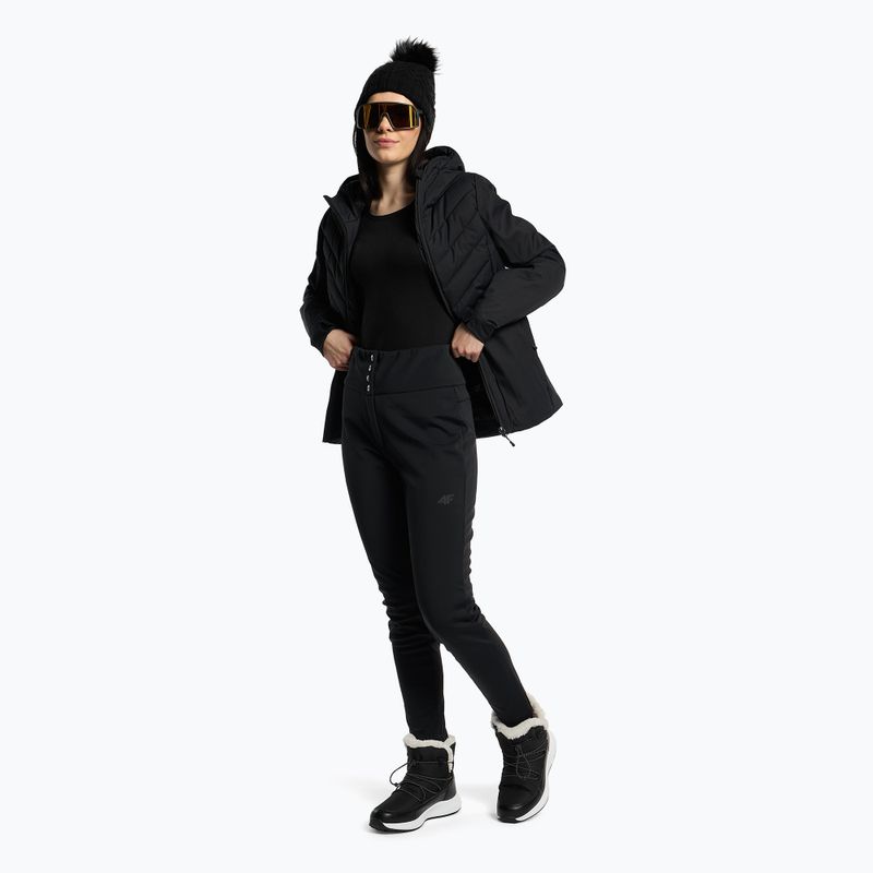 Штани лижні жіночі 4F SPDN003 deep black 2