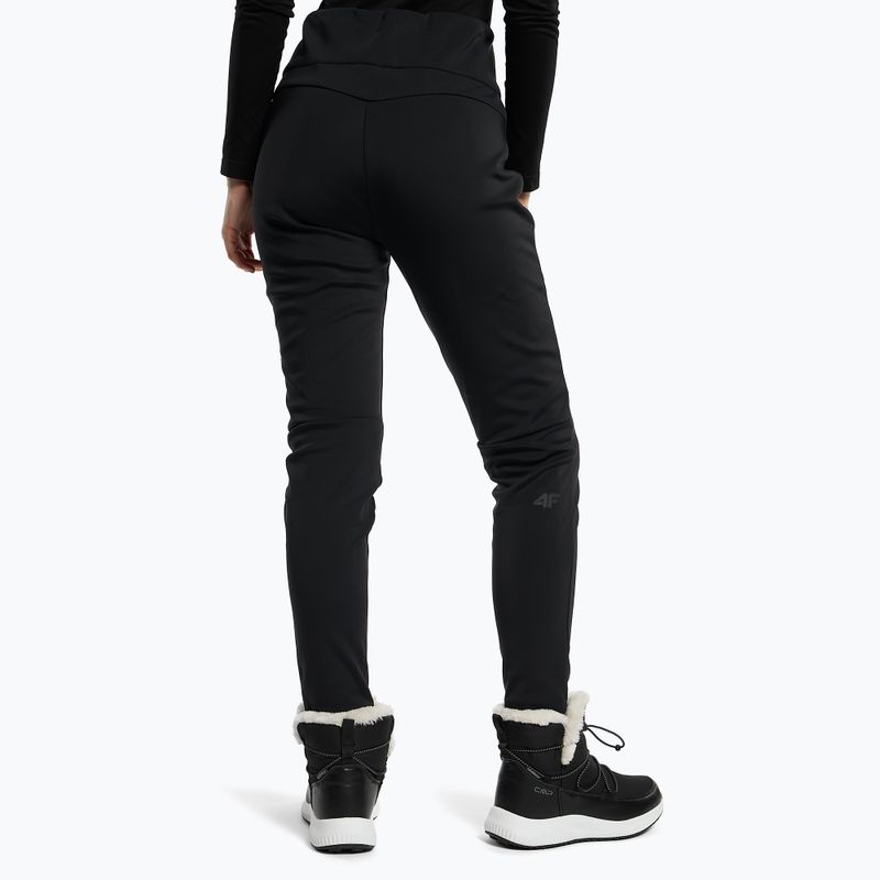 Штани лижні жіночі 4F SPDN003 deep black 3