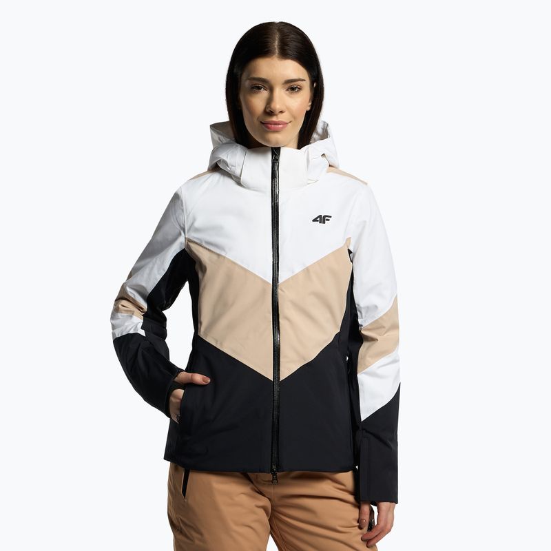 Куртка лижна жіноча 4F KUDN008 beige