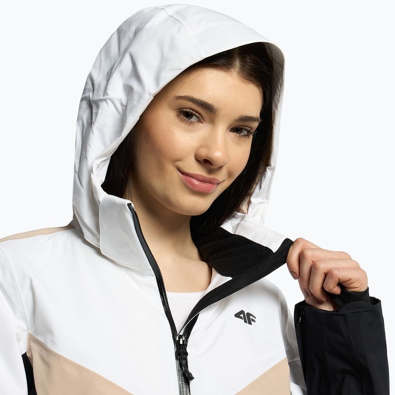 Куртка лижна жіноча 4F KUDN008 beige 4