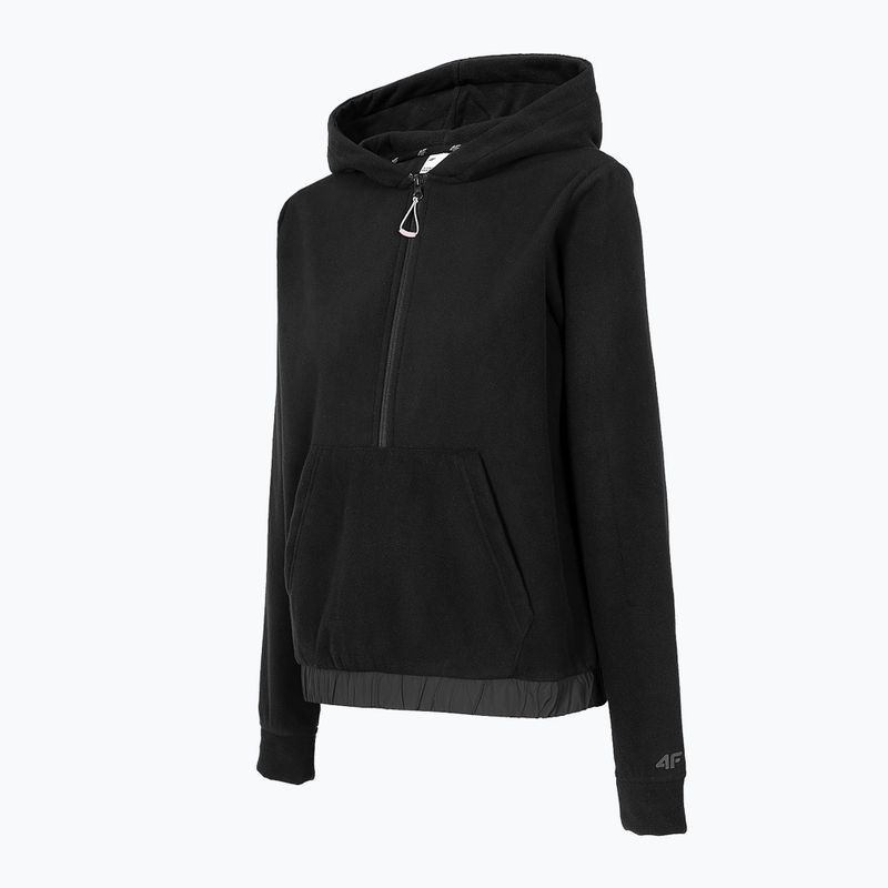 Кофта трекінгова жіноча 4F PLD013 deep black 2