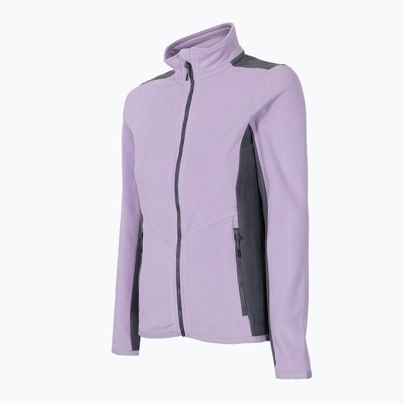 Кофта трекінгова жіноча 4F PLD014 light violet 2