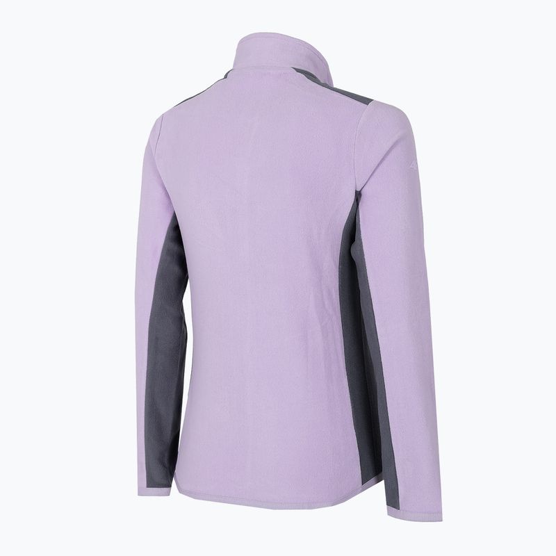 Кофта трекінгова жіноча 4F PLD014 light violet 3