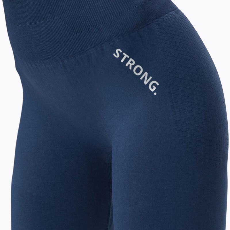 Легінси безшовні жіночі STRONG POINT SHAPE & COMFORT (PUSH UP) сині 1133 4