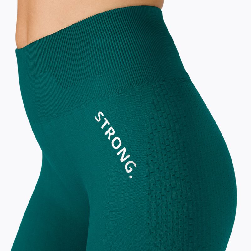 Легінси безшовні жіночі STRONG POINT Shape & Comfort Push Up зелені 1131 4