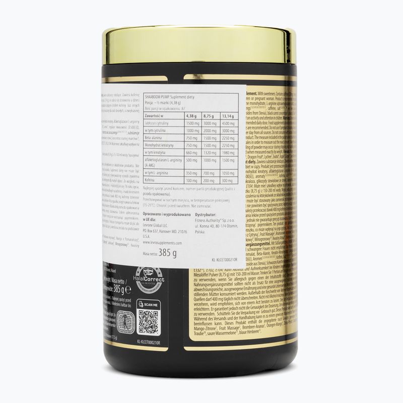 Передтренувальний комплекс Fitness Authority Levrone Shaaboom Pump 385 г exotic 2