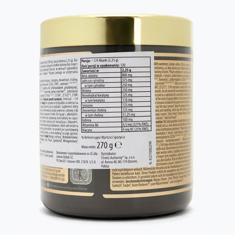 Передтренувальний комплекс Fitness Authority Levrone Scatterbrain 270 г mango/lemon 2