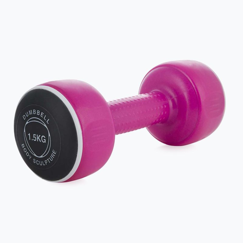 Гантелі вінилові Body Sculpture Smart Bw 108 3 kg pink 3