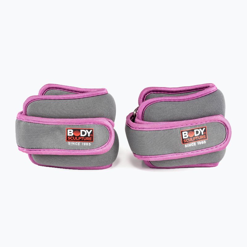 Обтяжувачі для зап'ясть Body Sculpture Bb 2700Uepk 2 x 0,5 kg grey/pink 2
