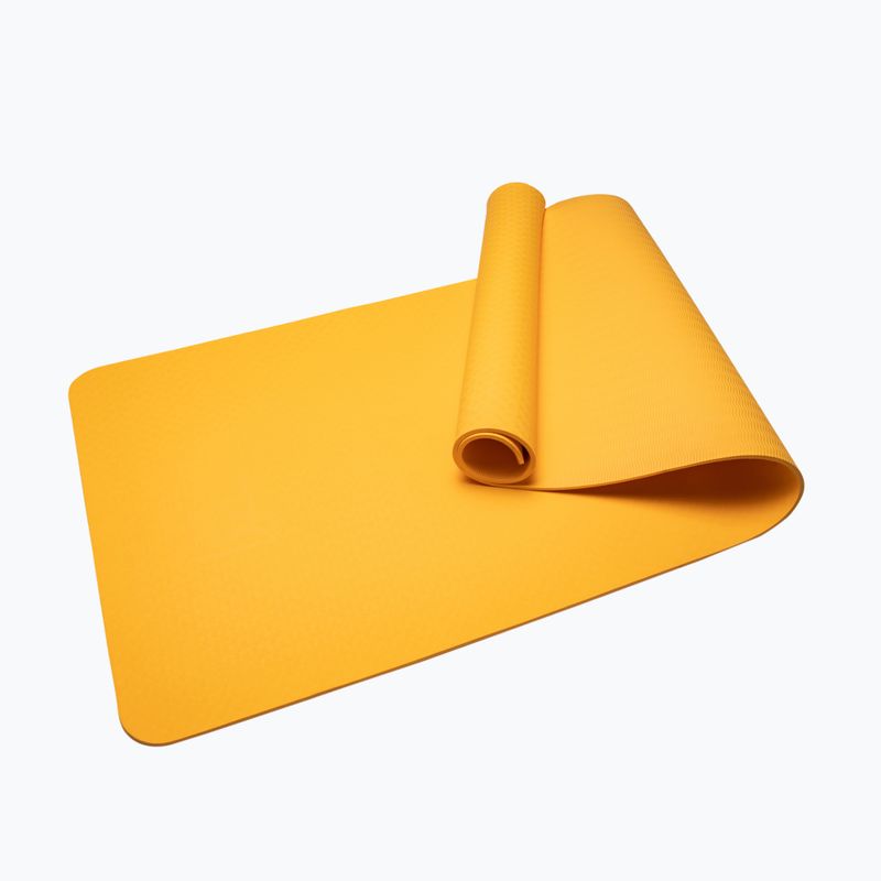 Килимок для йоги Body Sculpture TPE 6 mm yellow 4
