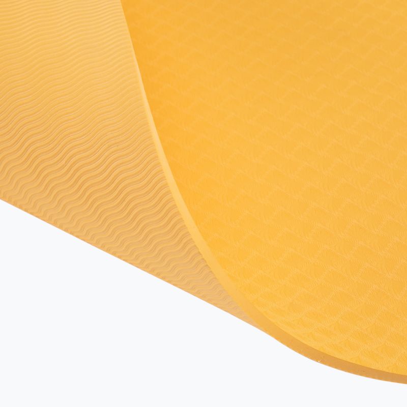Килимок для йоги Body Sculpture TPE 6 mm yellow 6