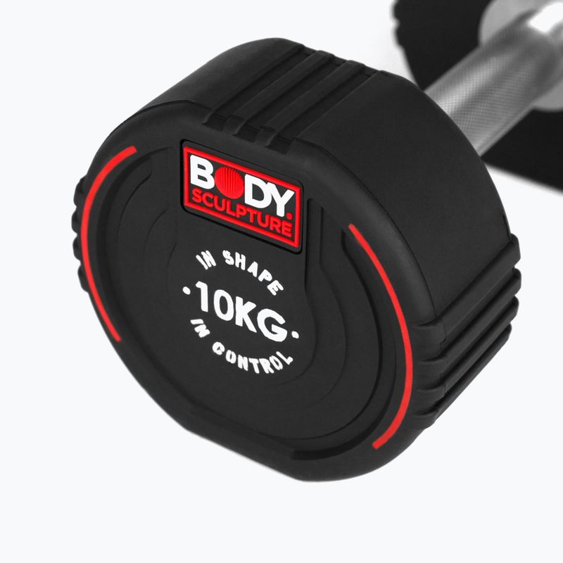 Гантеля гумова Body Sculpture TPU BW 133 10 kg black 5