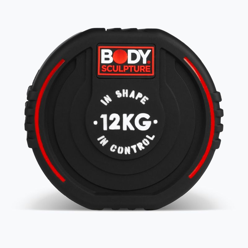 Гантеля гумова Body Sculpture TPU BW 133 12 kg black 4