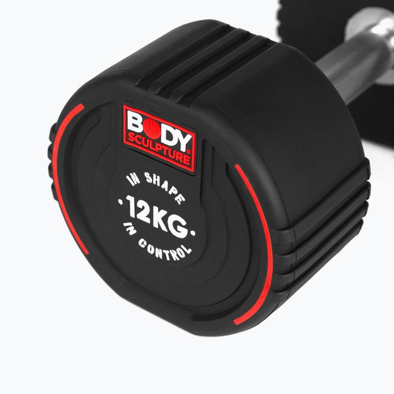 Гантеля гумова Body Sculpture TPU BW 133 12 kg black 5