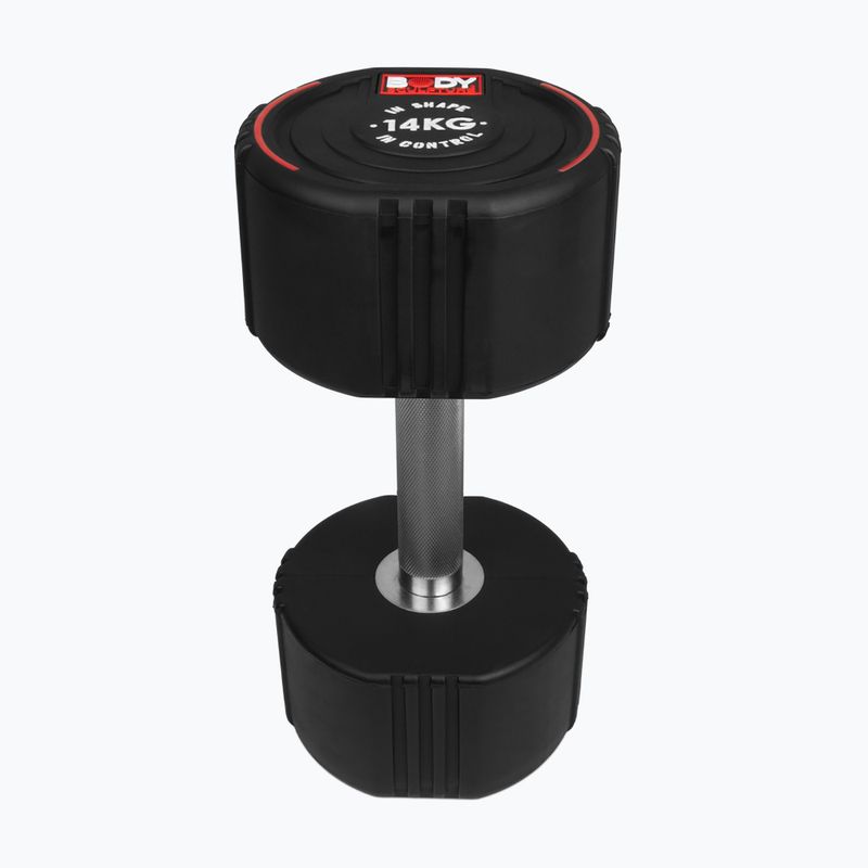 Гантеля гумова Body Sculpture TPU BW 133 14 kg black 3