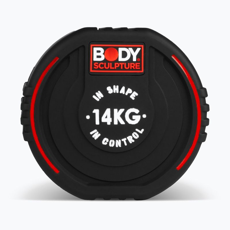 Гантеля гумова Body Sculpture TPU BW 133 14 kg black 4