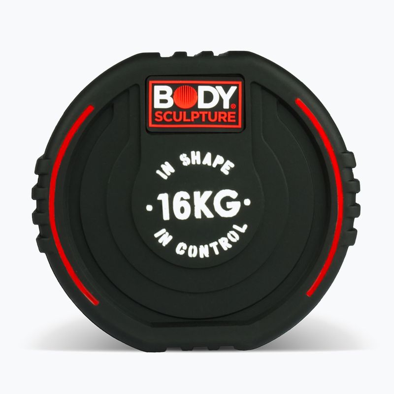 Гантеля гумова Body Sculpture TPU BW 133 16 kg black 4