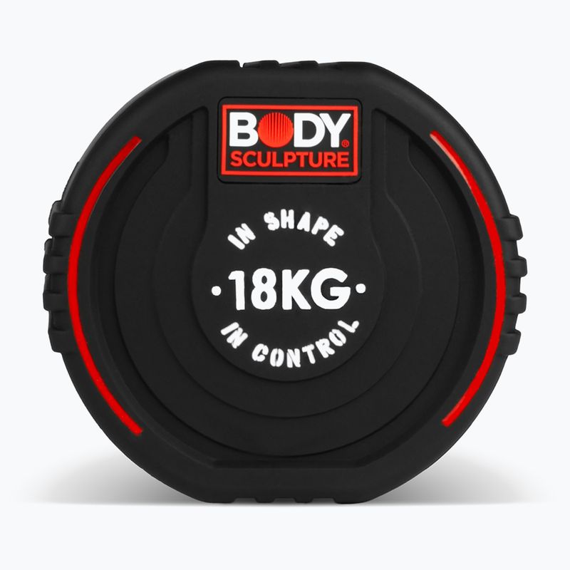 Гантеля гумова Body Sculpture TPU BW 133 18 kg black 4