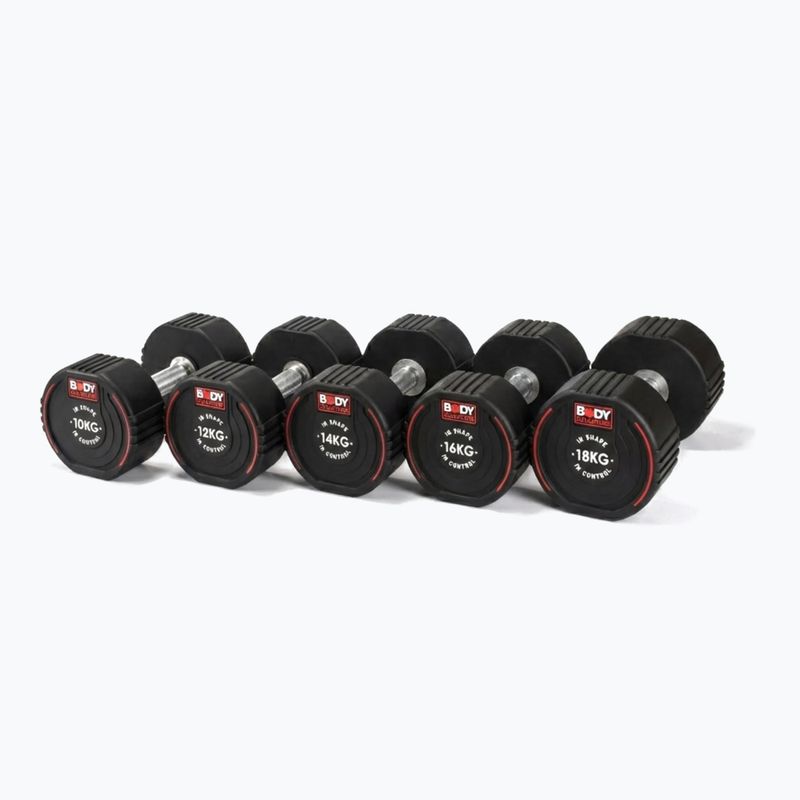 Гантеля гумова Body Sculpture TPU BW 133 4 kg black 8