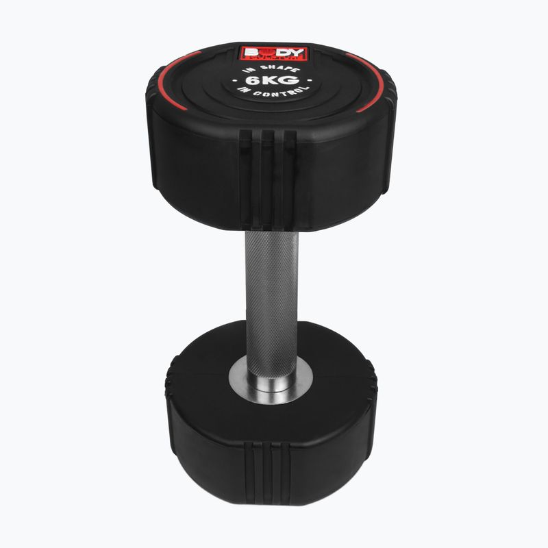 Гантеля гумова Body Sculpture TPU BW 133 6 kg black 2