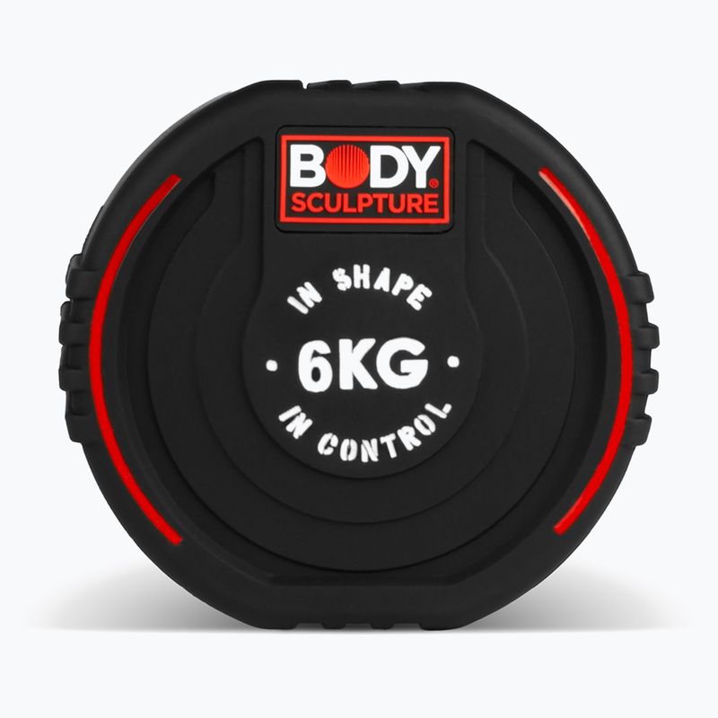 Гантеля гумова Body Sculpture TPU BW 133 6 kg black 4