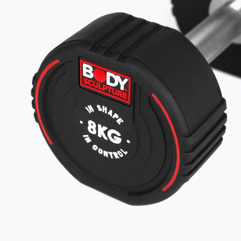Гантеля гумова Body Sculpture TPU BW 133 8 kg black 5