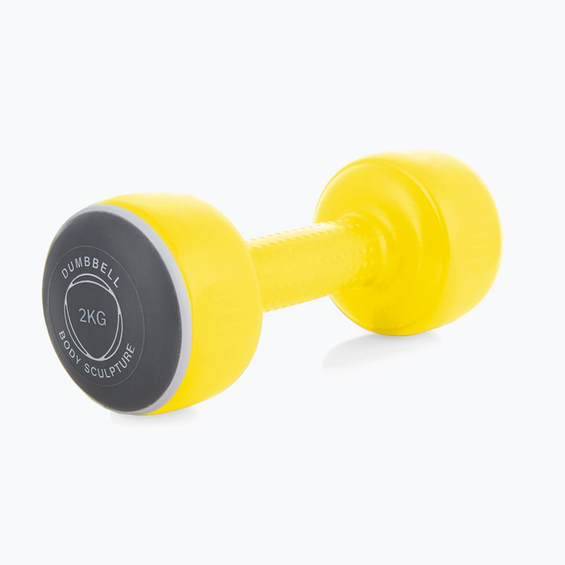 Гантелі вінилові Body Sculpture Smart Bw 108D yellow 3