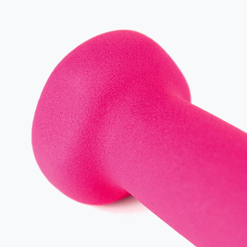 Гантеля гумова Body Sculpture BW 513 z PVC 1 kg pink 6