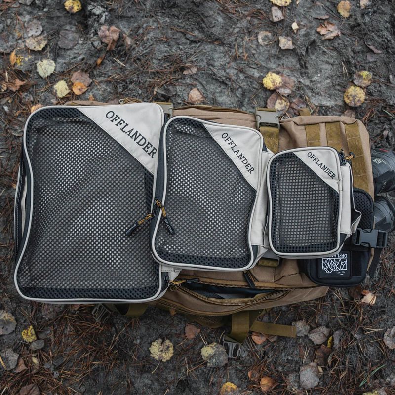 Органайзер туристичний OFFLANDER Set 3 pack sand/black 7