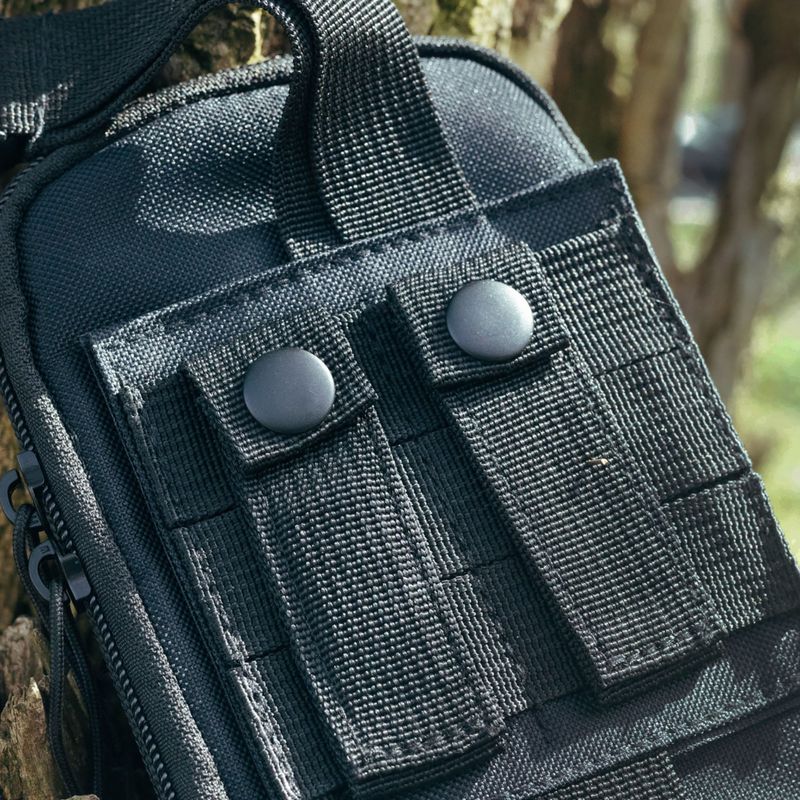 Тактична сумка Offlander Molle z rzepem na dokumenty black 10