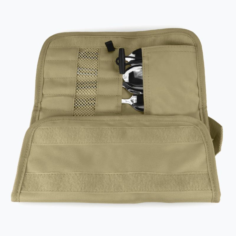 Набір столових приборів OFFLANDER Camping Cutlery Set with Case green 3