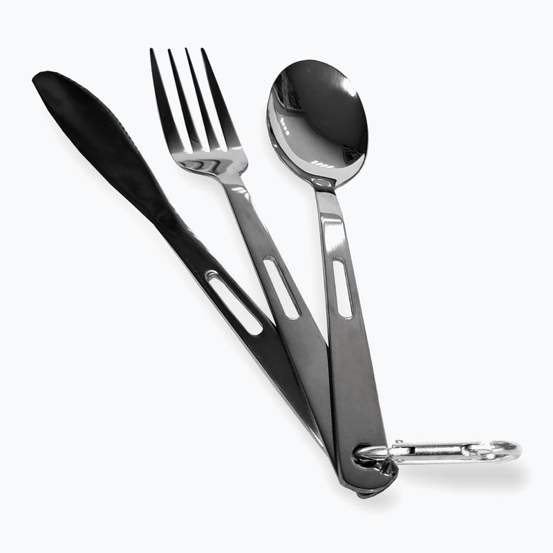 Набір столових приборів OFFLANDER Camping Cutlery Set with Case green 8