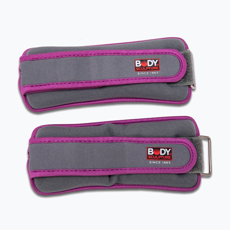 Обтяжувачі для зап'ясть Body Sculpture Bb 2700U 2 x 0,5 kg grey/purple 2