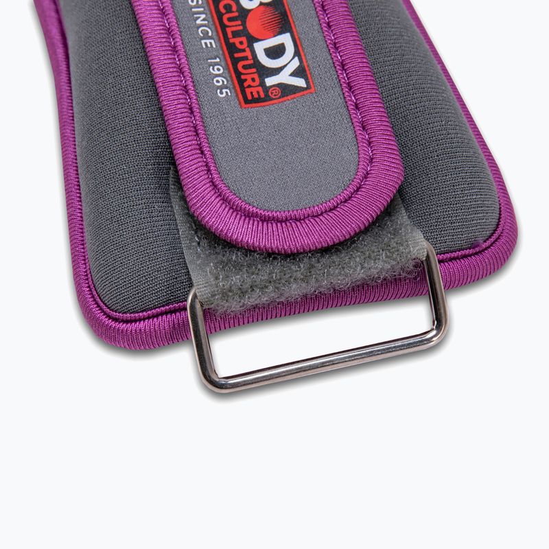 Обтяжувачі для зап'ясть Body Sculpture Bb 2700U 2 x 0,5 kg grey/purple 4
