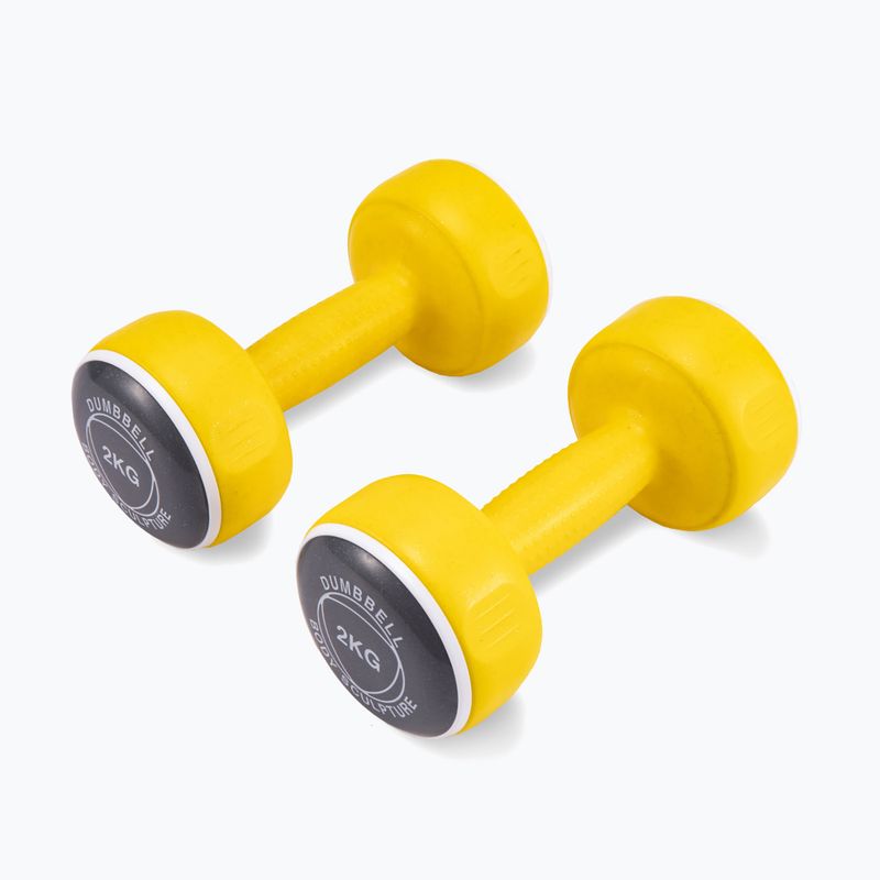 Набір гантелей зі стійкою Body Sculpture Smart Bw 108Dt 24 kg yellow/blue/black 3