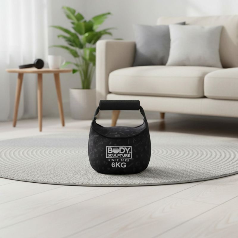Гиря Body Sculpture Soft Bw 134 6 kg black 6