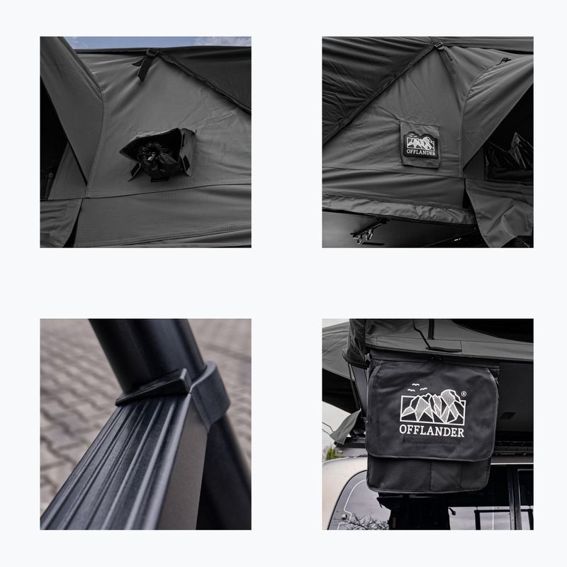Намет даховий двомісний OFFLANDER Fold 2 Wolf gray 10