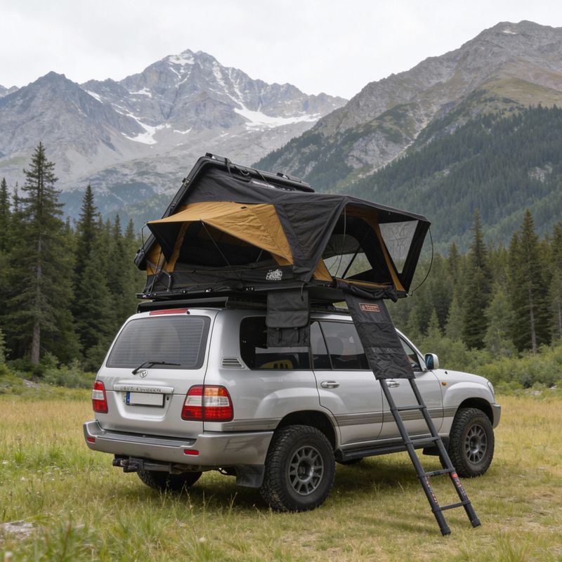 Намет даховий тримісний OFFLANDER Fold E 150 brown/black 10