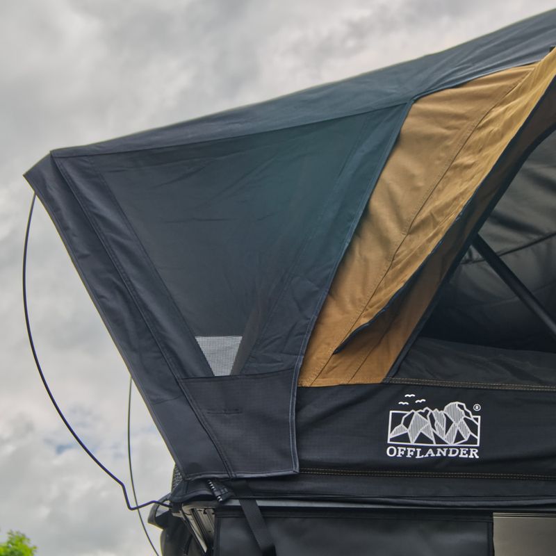 Намет даховий тримісний OFFLANDER Fold E 150 brown/black 11