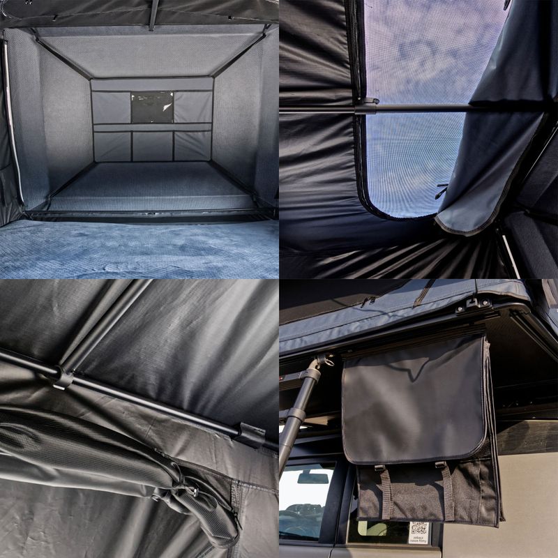 Намет даховий двомісний OFFLANDER Fold Y 150 black 6