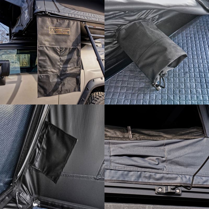 Намет даховий двомісний OFFLANDER Fold Y 150 black 7