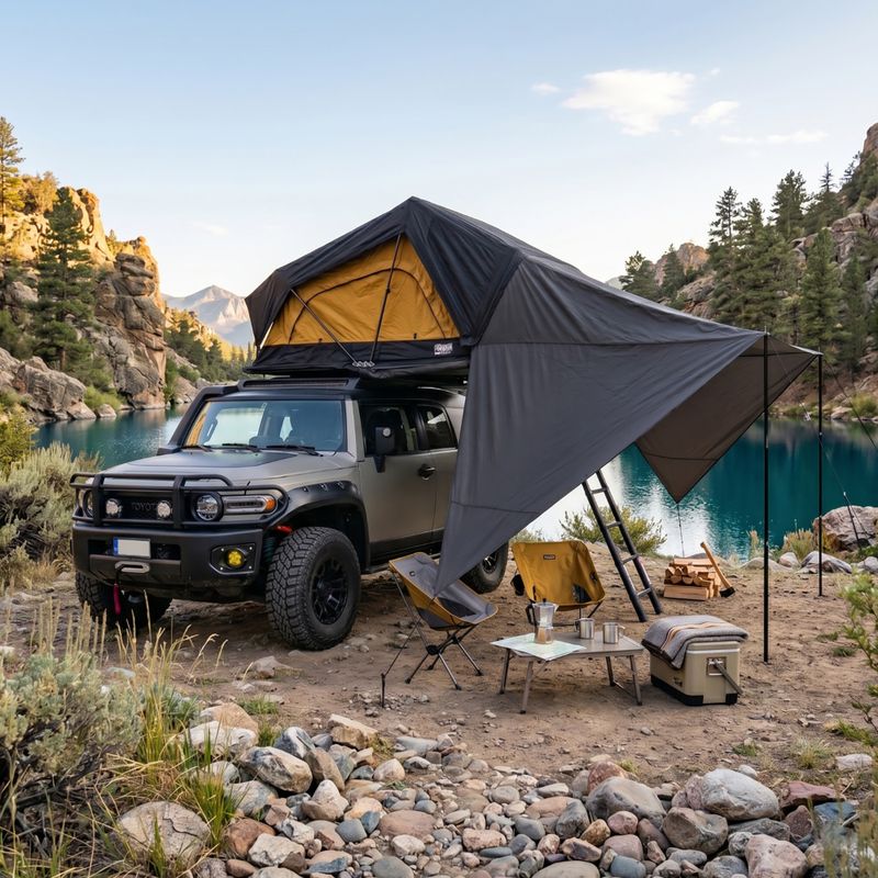 Навіс для намету OFFLANDER Soft Hybrid 190 do namiotu black 5