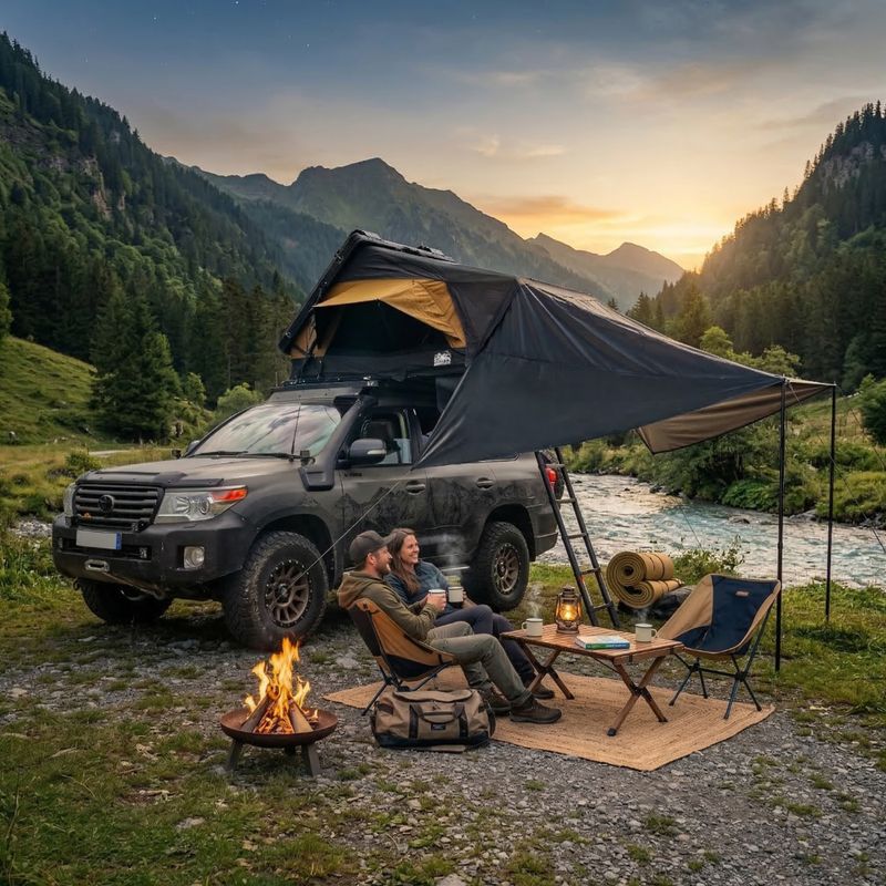 Навіс для намету OFFLANDER Fold E 150 do namiotu black 3