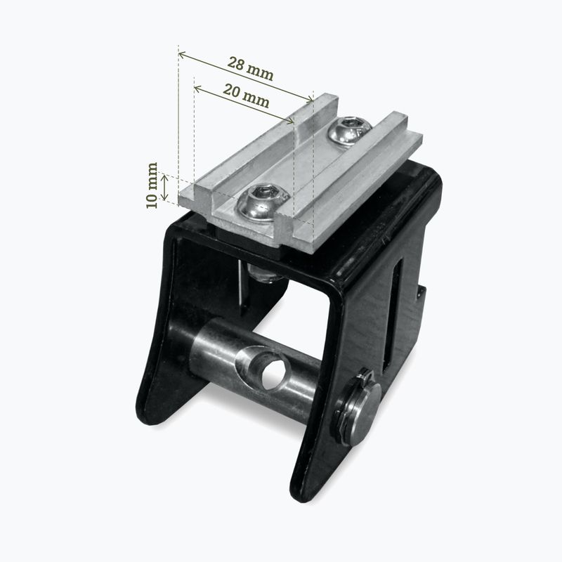 Тримач монтажний OFFLANDER Anti-Theft Roof Tent Brackets 4 pack black 8