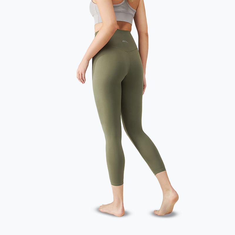 Легінси для йоги жіночі JOYINME 7/8 Unity, ease™ зелені 801135 2