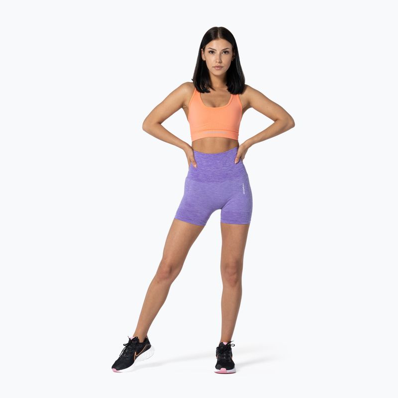 Шорти жіночі Carpatree Seamless Model One purple melange 4