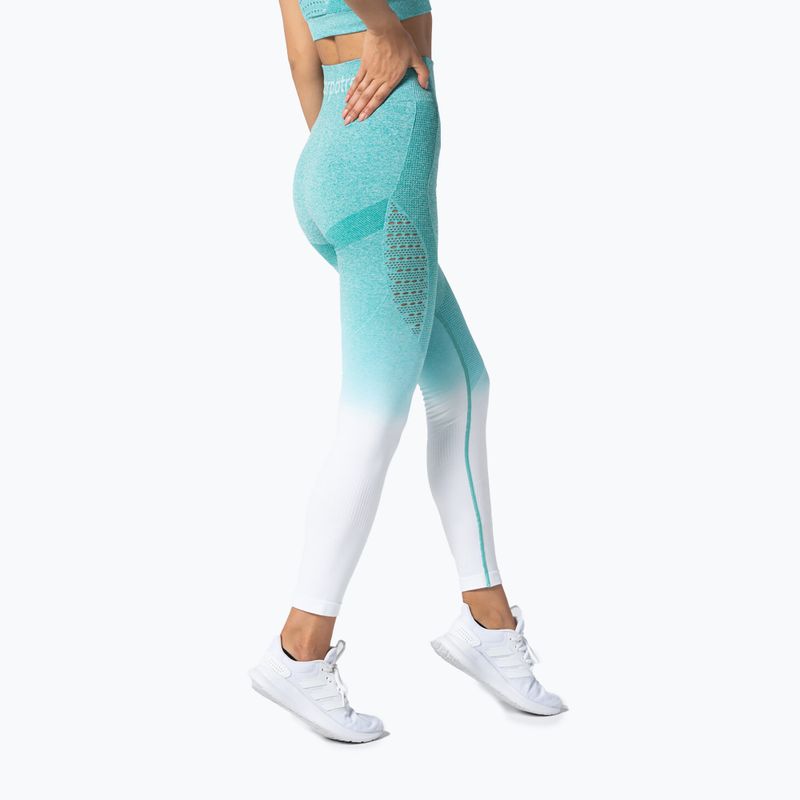 Легінси жіночі Carpatree Phase Seamless turquoise/white ombre 3