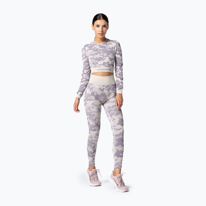 Топ для  тренувань жіночий Carpatree Camo Seamless purple 3