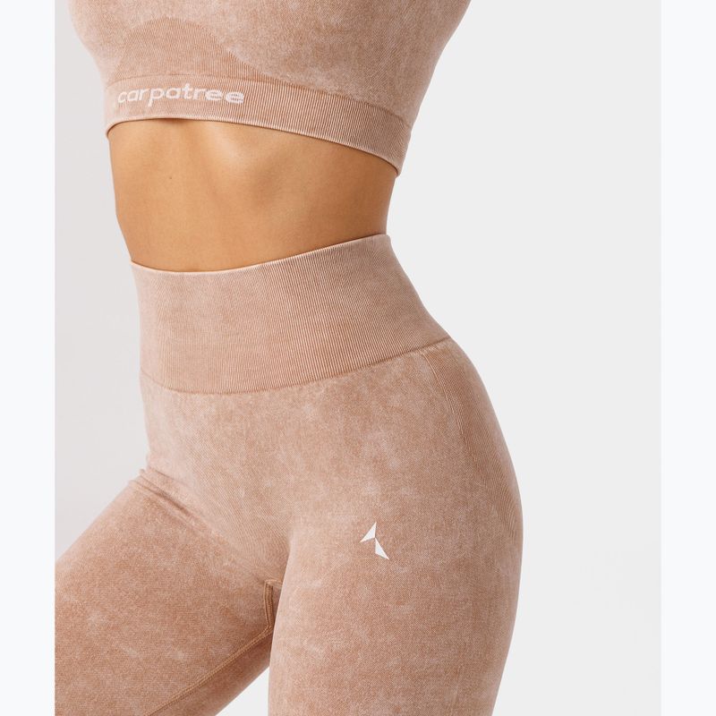 Легінси для тренувань жіночі Carpatree Yasmine Seamless beige stone wash 5