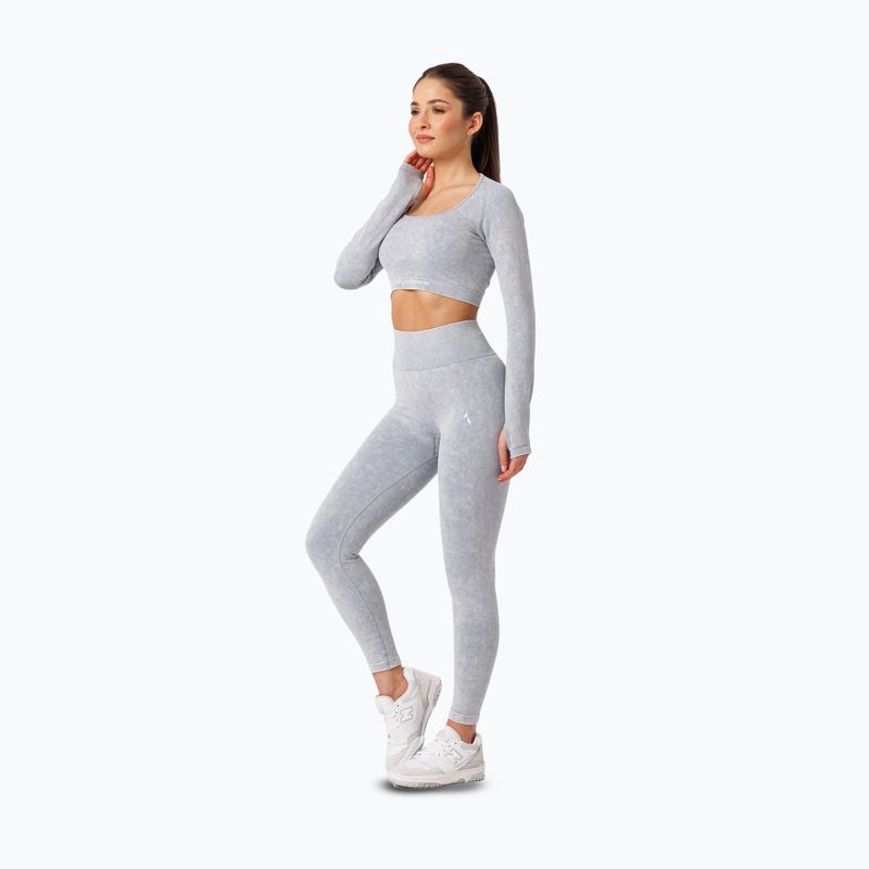 Легінси для тренувань жіночі Carpatree Yasmine Seamless blue stone wash 2